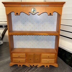 Beatrix Potter Wooden Wall Display Shelf - Brown